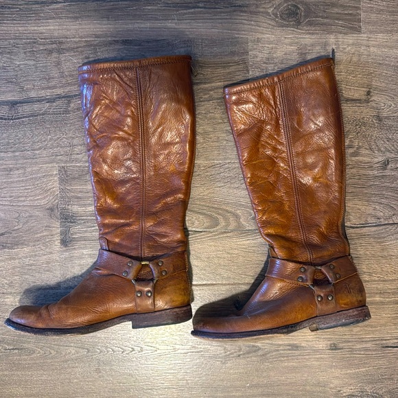 Fry Philip boots size 7 1/2 plenty of life left - Picture 1 of 5